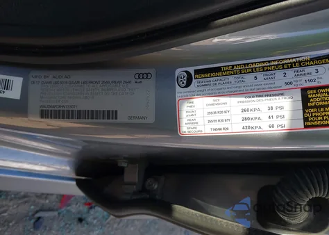 2017 Audi A6 2.0T Premium from USA, damaged, VIN WAUD8AFCXHN133071